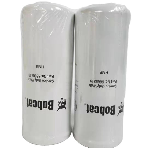 Excavator Spin-on Hydraulic Oil Filter 6668819 Wheel Loader Accessories Construction Machinery Filters Assembly for Bobcat 641, 643, 645, 731, 741, 743, 825, 843, 1213