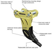 Load image into Gallery viewer, Kangto High Frequency Vibro Ripper Hydraulic Single Shank Ripper Heavy Duty Excavator Parts Attachments KTR1000 for KOBELCO