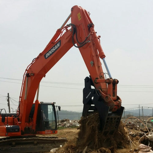 Hydraulic Rotatable Grapple KTMG600 Stone Grapple Wood Clamp Log Grab Sugar Cane Grapple for Hyundai Doosan Excavators